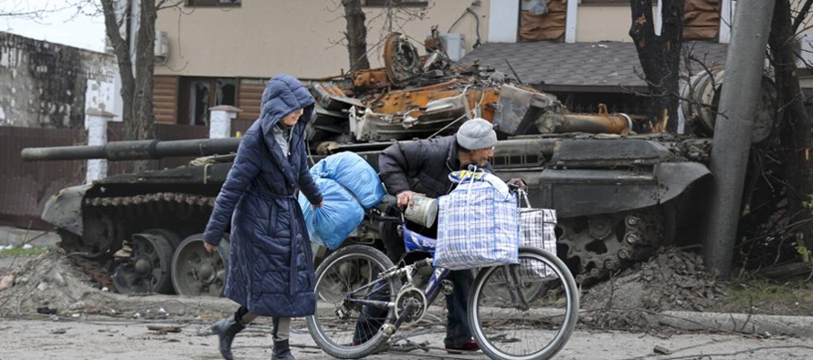 Más de cinco millones de personas han salido de Ucrania desde el inicio de la...