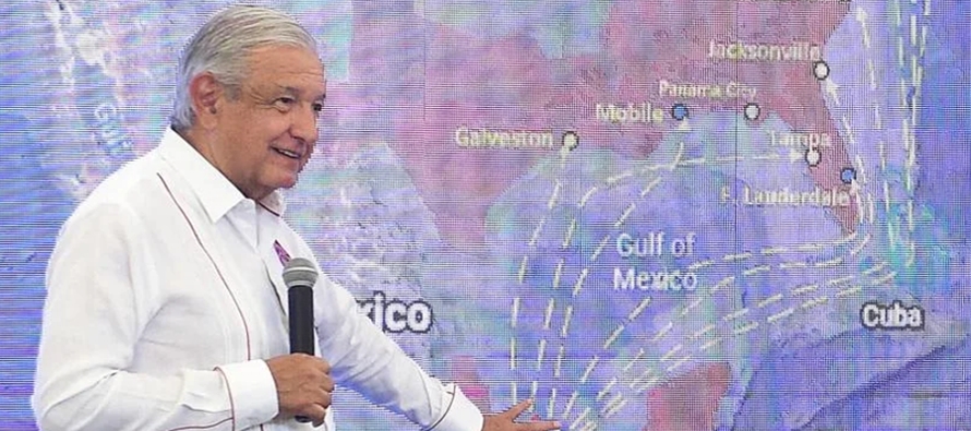 El presidente López Obrador, explicó que en la visita por el suroriental estado de...