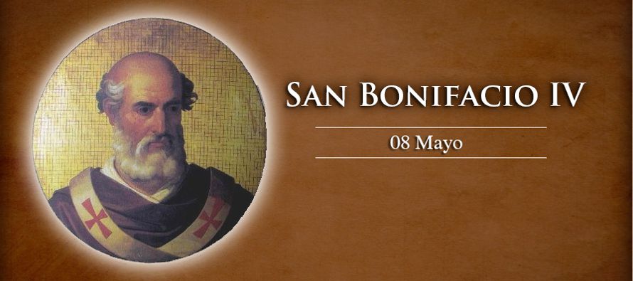En Roma, junto a la basílica de San Pedro, san Bonifacio IV, papa, que obtuvo del emperador...