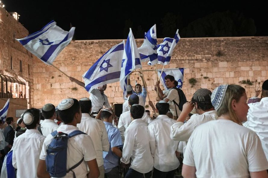Los disturbios comenzaron antes de una marcha ultranacionalista israelí prevista para...