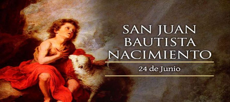 San Juan Bautista nació seis meses antes de Jesucristo (de hoy en seis meses - el 24 de...