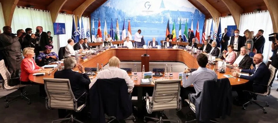 Los países del G7 dijeron que están listos para proporcionar compromisos de seguridad...