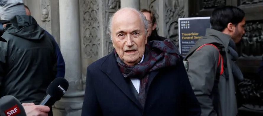 El expresidente de la FIFA Joseph Blatter aseguró que "han terminado siete años...
