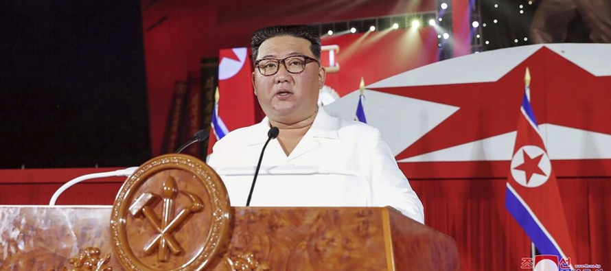 El discurso de Kim ante veteranos en el 69no aniversario del fin de la Guerra de Corea, fue con el...