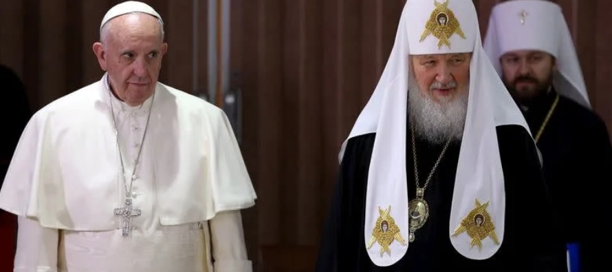El pontífice ha dicho en varias entrevistas recientes que espera reunirse con el patriarca...