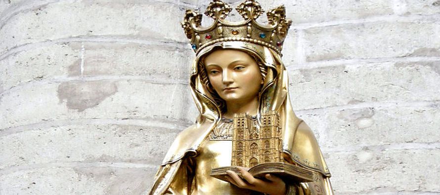 En Moorsel, en la región de Brabante (hoy Bélgica), santa Gúdula, virgen, que...