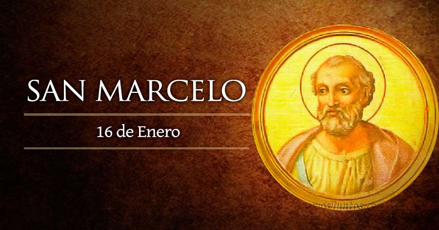 El papa san Marcelo I (308-309), fue elegido después de cuatro años de la muerte del...