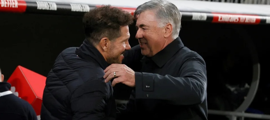 Los elogios de Ancelotti hacia Simeone fueron desde la persona hasta el entrenador, reconociendo...