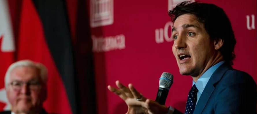 El primer ministro Justin Trudeau afirmó el martes que Canadá no se dejará...