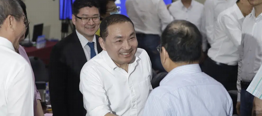El Partido Nacionalista eligió como candidato a Hou Yu-ih, alcalde de Nueva Ciudad...