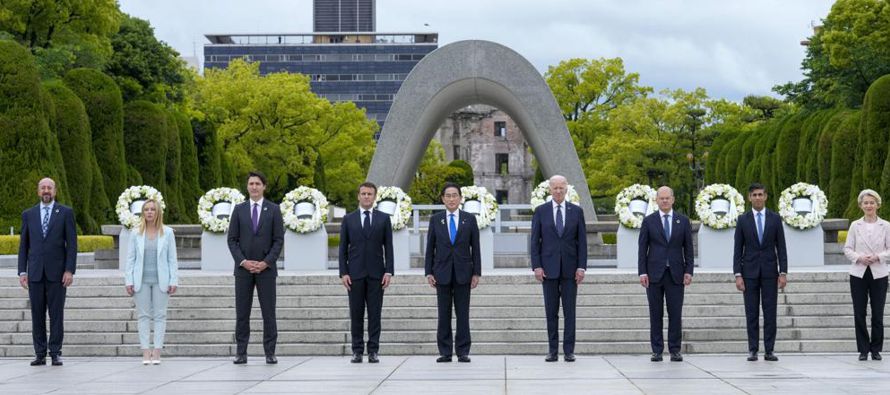 Los gobernantes que conforman el G7 emitieron una declaración advirtiendo que la...