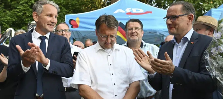La victoria del candidato de Alternativa para Alemania, Robert Sesselmann, contra un rival de...