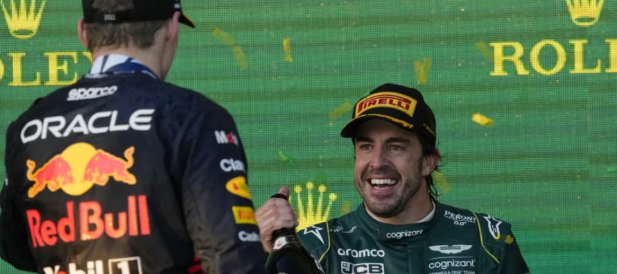 El español Fernando Alonso (Aston Martin), que hace dos domingos confirmó -al acabar...