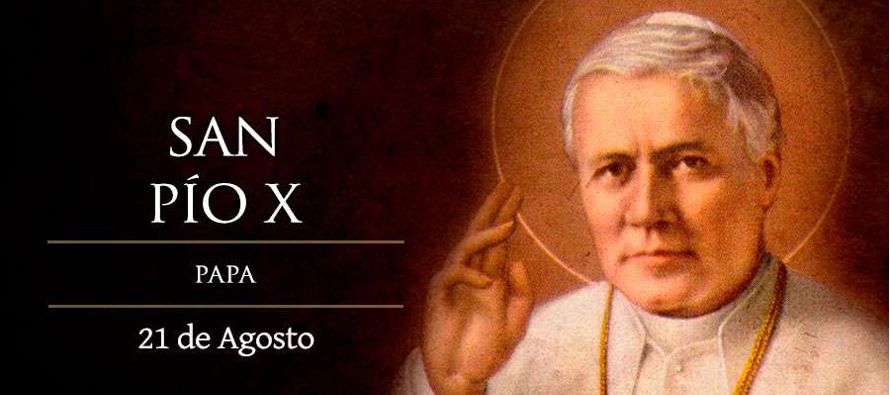 Memoria del papa san Pío X, que fue sucesivamente sacerdote con cargo parroquial, obispo de...