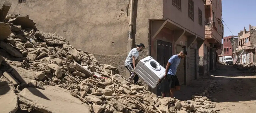 Naciones Unidas estima que unas 300,000 personas se vieron afectadas por el sismo de magnitud 6,8...