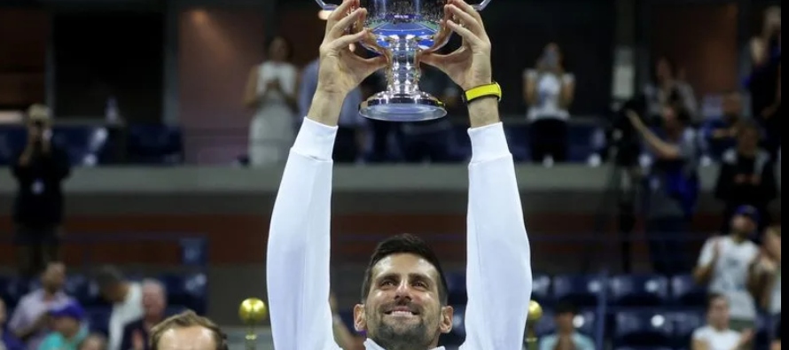 El domingo, sin embargo, no hubo más que alegría absoluta para Djokovic, que ya...