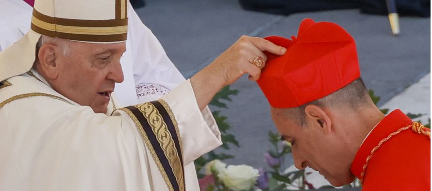 En sus instrucciones a los nuevos cardenales al inicio del servicio, Francisco dijo que su variedad...