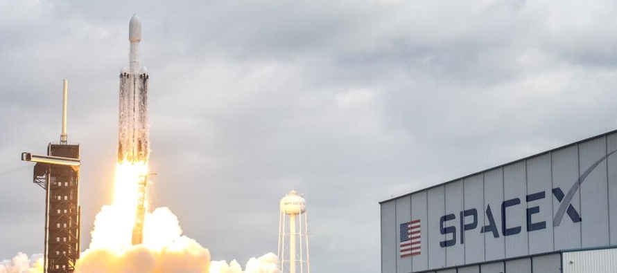 El lanzamiento de hoy constituye la octava del Falcon Heavy y la primera vez que la gama alta de...