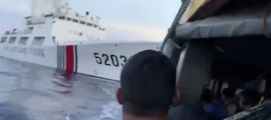 No había heridos entre los tripulantes filipinos y los daños en las dos embarcaciones...