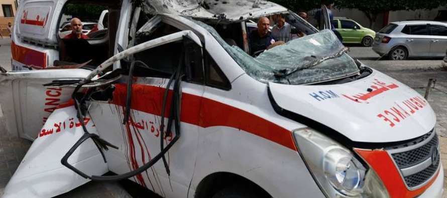 “Reconocimos a una célula terrorista de Hamás utilizando una ambulancia. En...