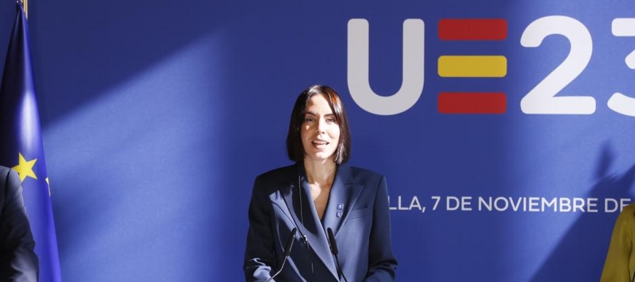 La ministra en funciones de Ciencia e Innovación española, Diana Morant,...