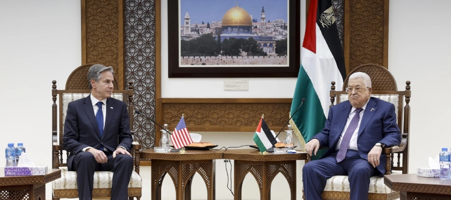 En Bagdad, Blinken dijo que la Autoridad Palestina “está desempeñando un papel...
