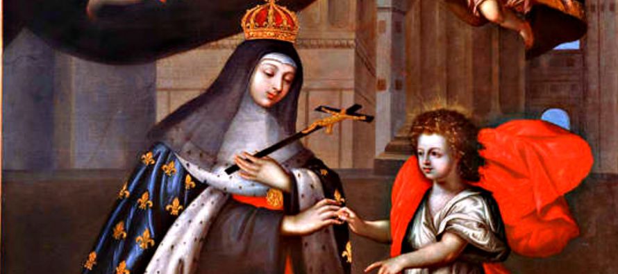 Ya Juana no es reina, sólo duquesa de Berry. Retirada en Bourges funda la Orden de la...