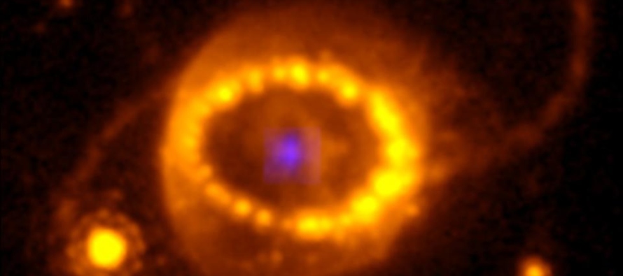 Descubren pruebas de una estrella de neutrones en el remanente de una supernova