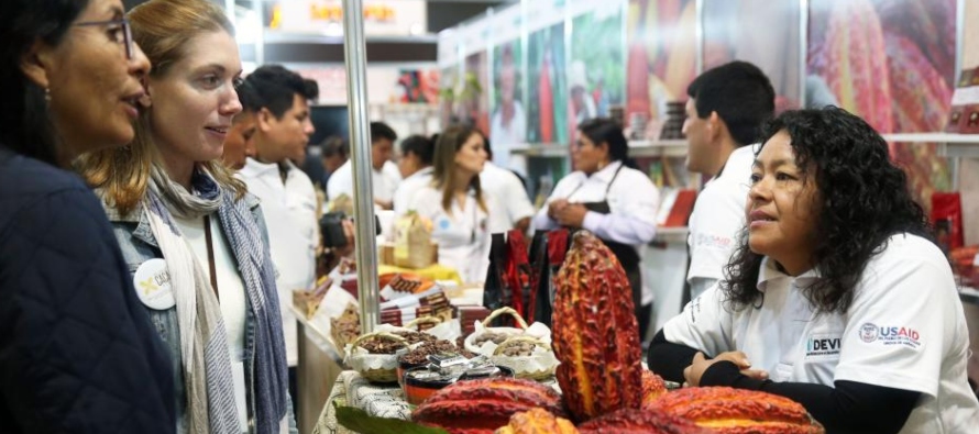 Las ventas del cacao peruano llegaron a 70.536,79 toneladas y se dirigieron a 44 destinos del...