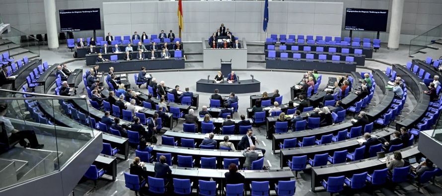 El Bundestag, la cámara baja del parlamento, rechazó la moción del bloque...
