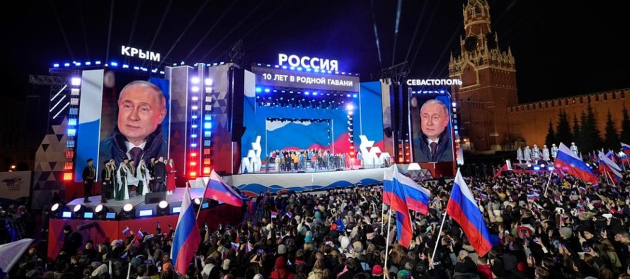 Peskov añadió que "la declaración de independencia y la posterior...