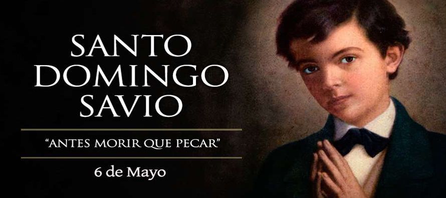 Memoria litúrgica de santo Domingo Savio, que, dulce y jovial desde la infancia,...