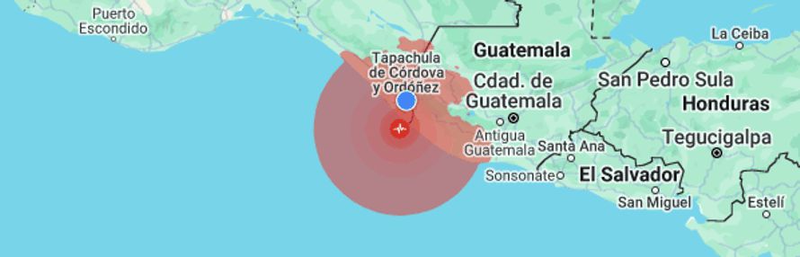 Un fuerte sismo estremeció la frontera entre México y Guatemala el domingo en la...