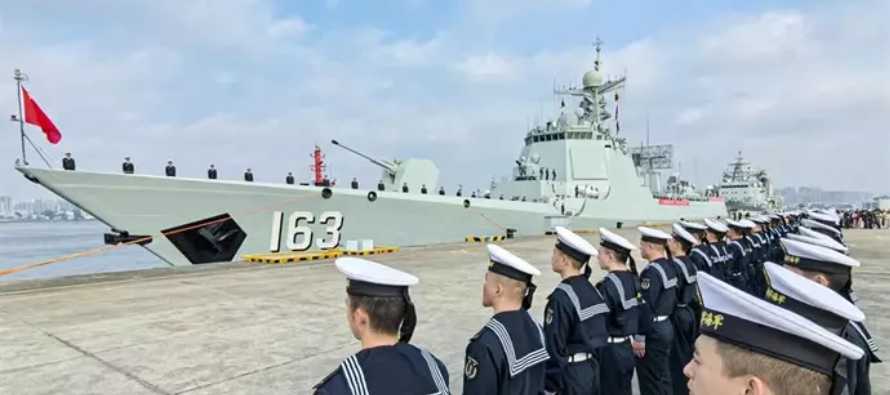 Las fuerzas chinas estarán presentes en el estrecho de Taiwán, así como en el...
