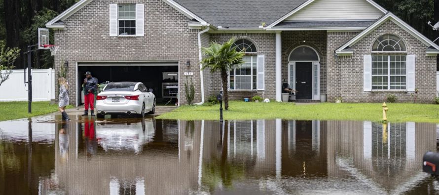 Se esperaban inundaciones considerables en partes del este de Carolina del Sur y el sureste de...