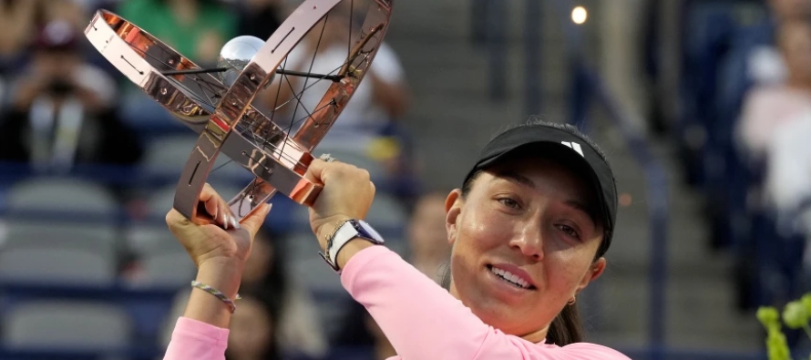 El lunes fue la primera vez que dos mujeres estadounidenses jugaron por el campeonato nacional de...