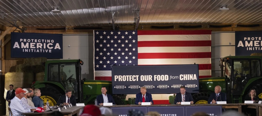 En julio, Trump asistió a una conferencia religiosa en el mismo centro de convenciones de...