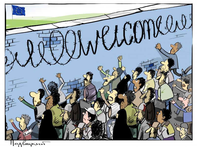 Bienvenidos a Europa...migrantes