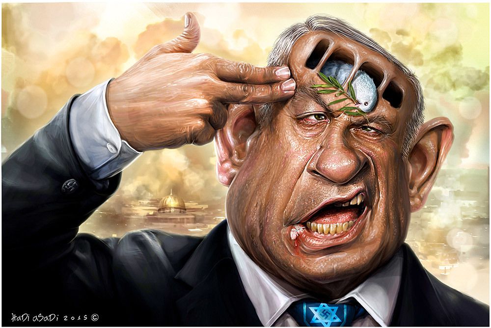 Netanyahu devorador, endiablado y diabólico